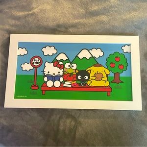 Hello kitty buss stop poster.